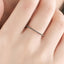 Schwarzer Diamant Ewigkeitsring - Roségold